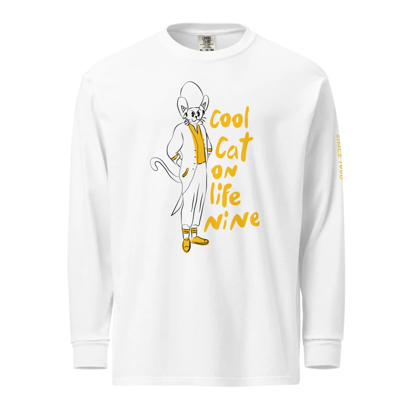 Cool Cat Life Nine Long Sleeve Tee