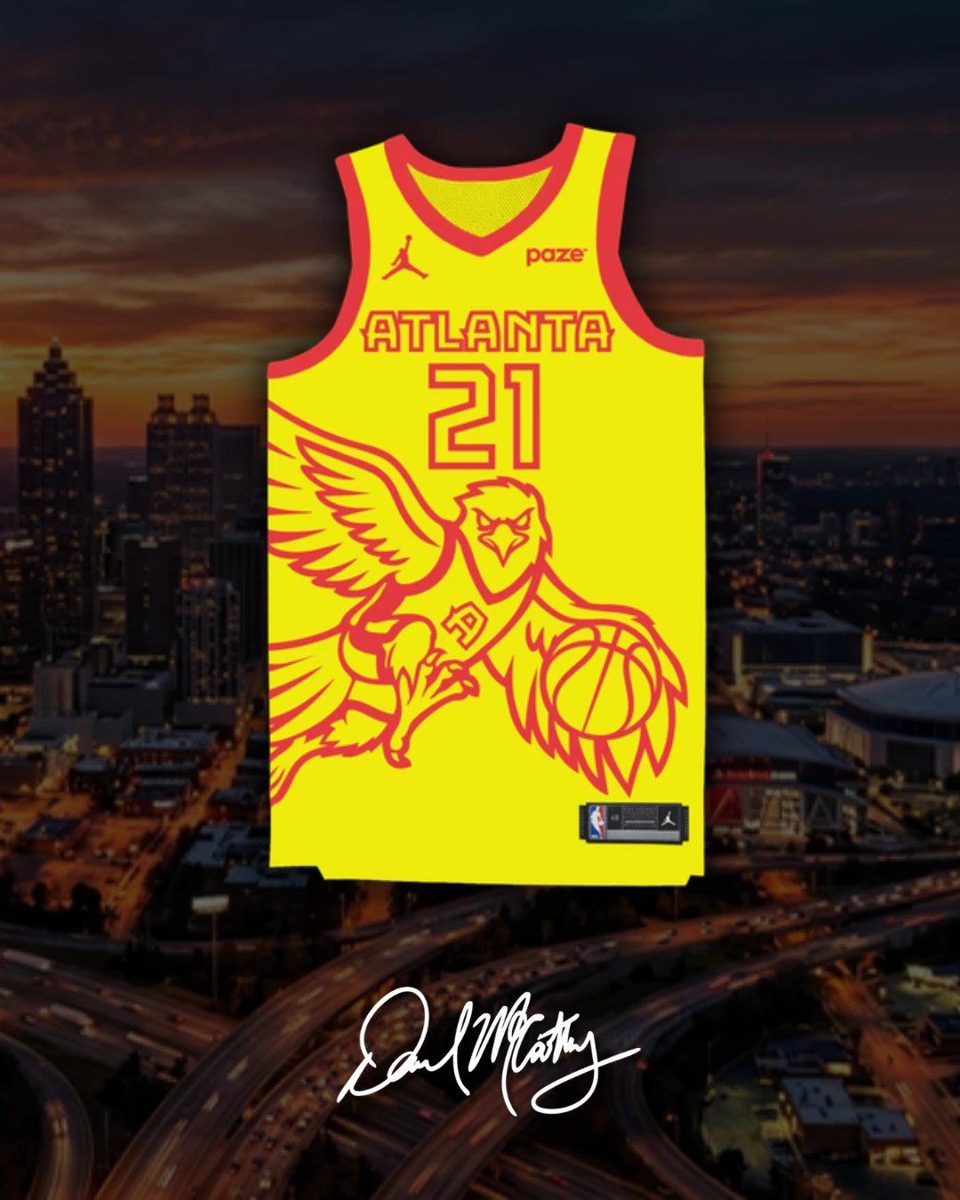 Atlanta Hawks rebrand concept