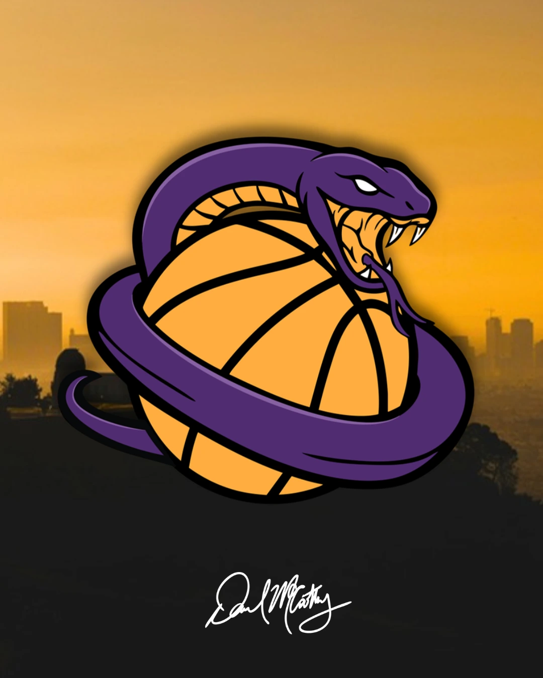 Los Angeles Lakers rebrand concept
