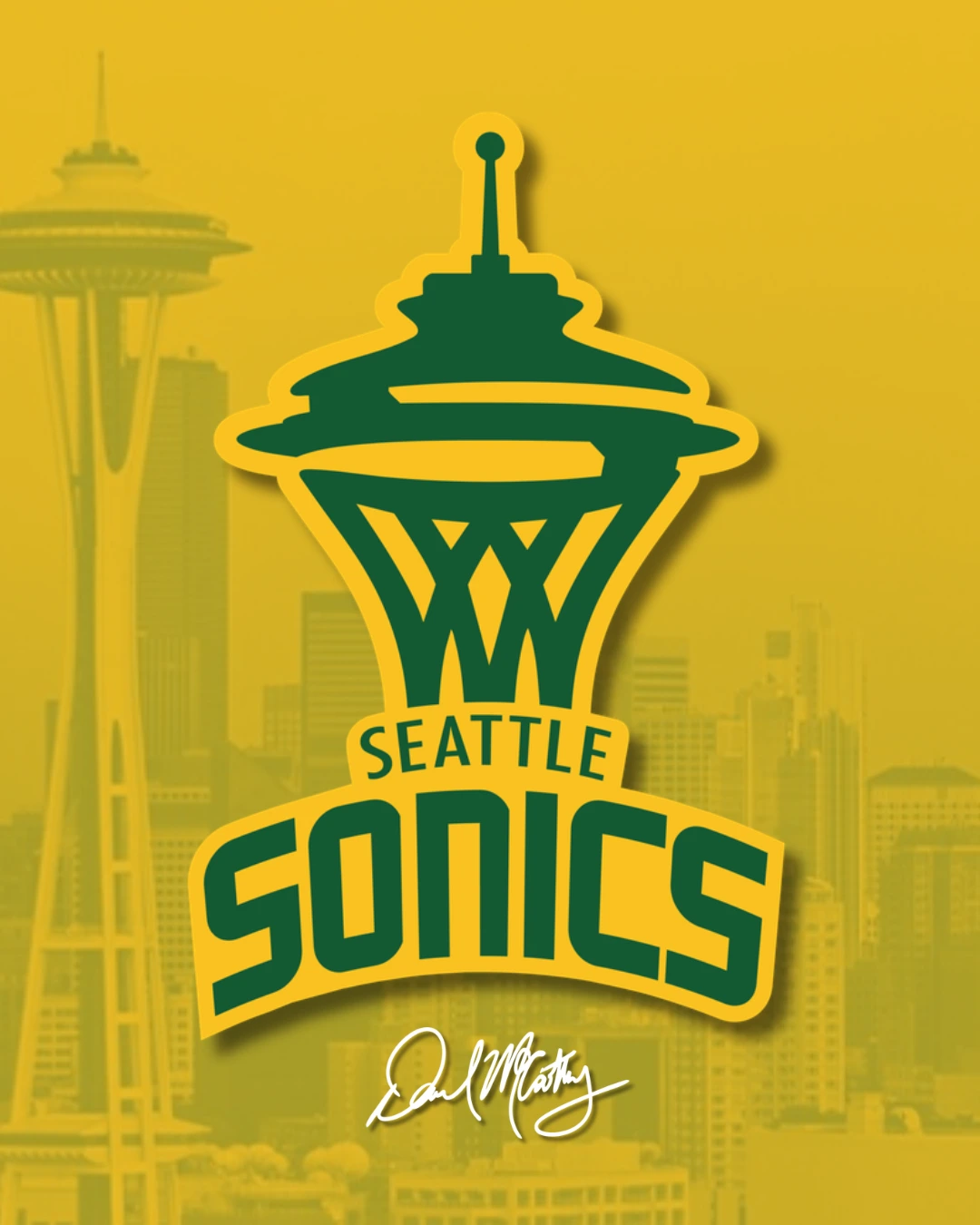 Seattle SuperSonics rebrand concept