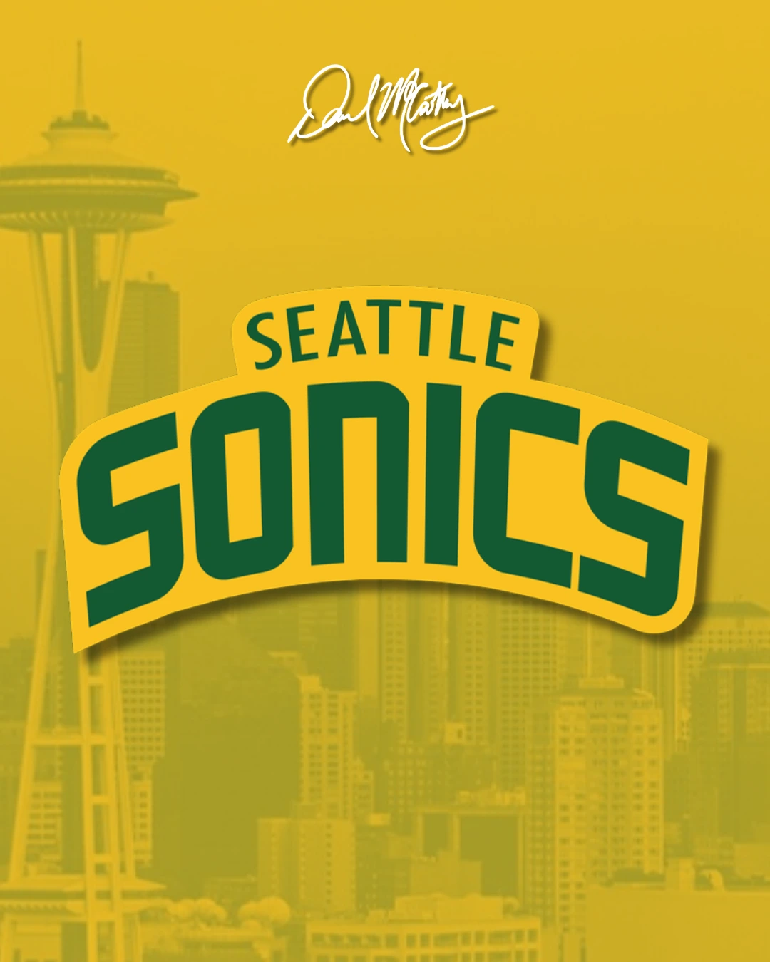 Seattle SuperSonics rebrand concept