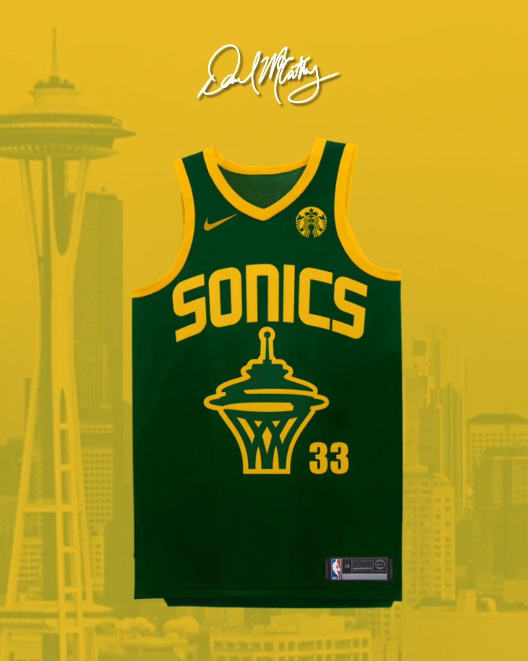 Seattle SuperSonics rebrand concept