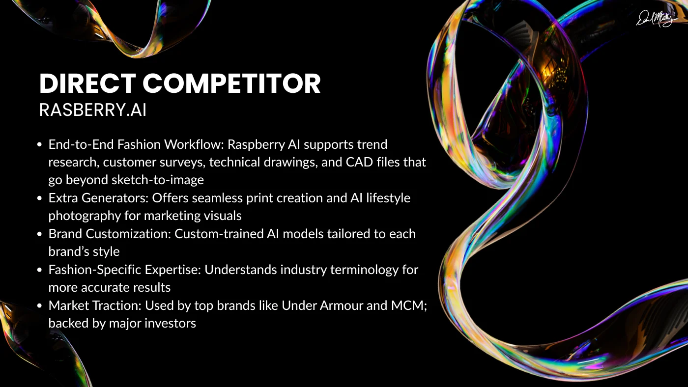 Newarc pitch, direct competitor Raspberry.ai