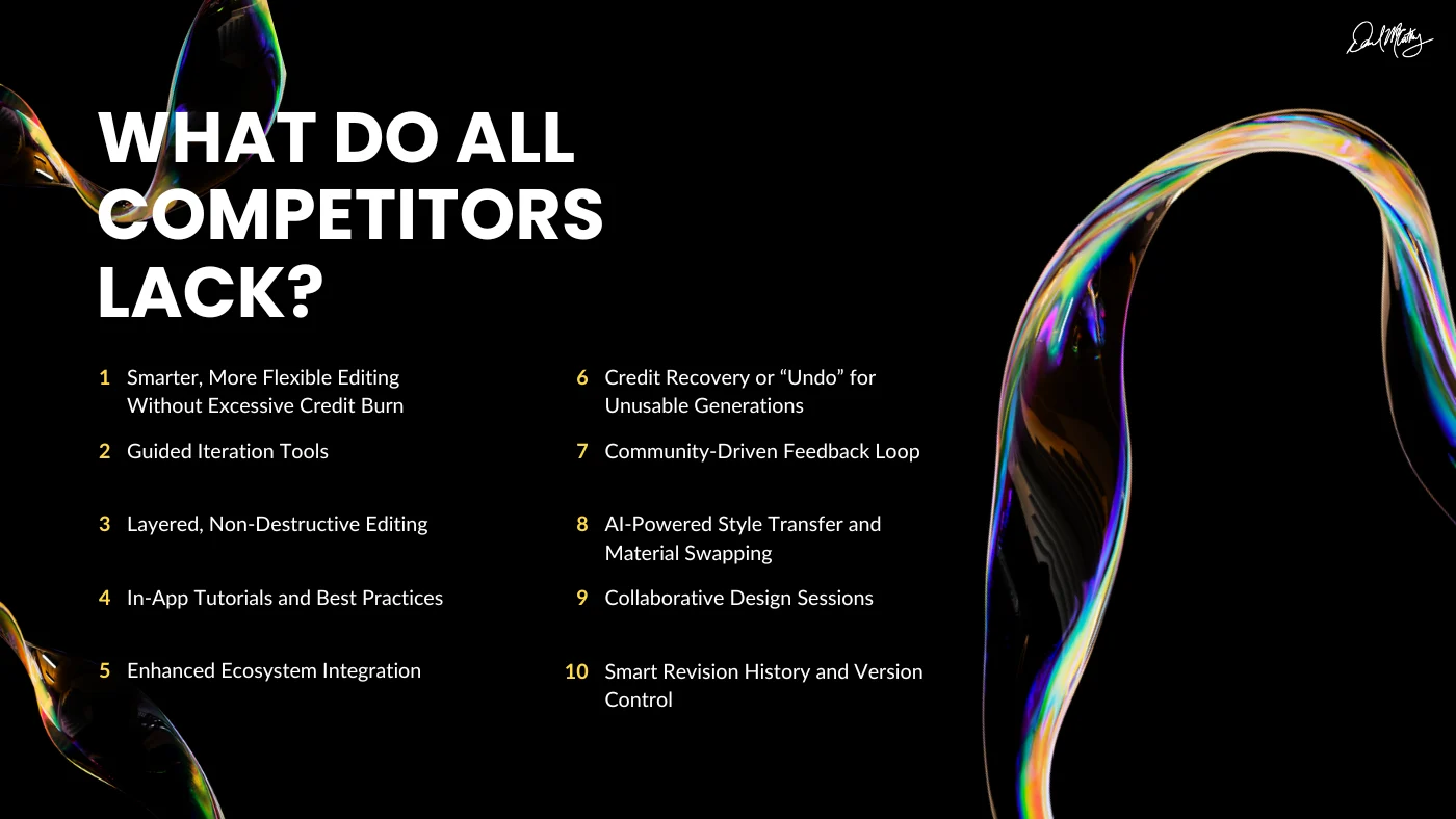 Newarc pitch, what all competitors lack