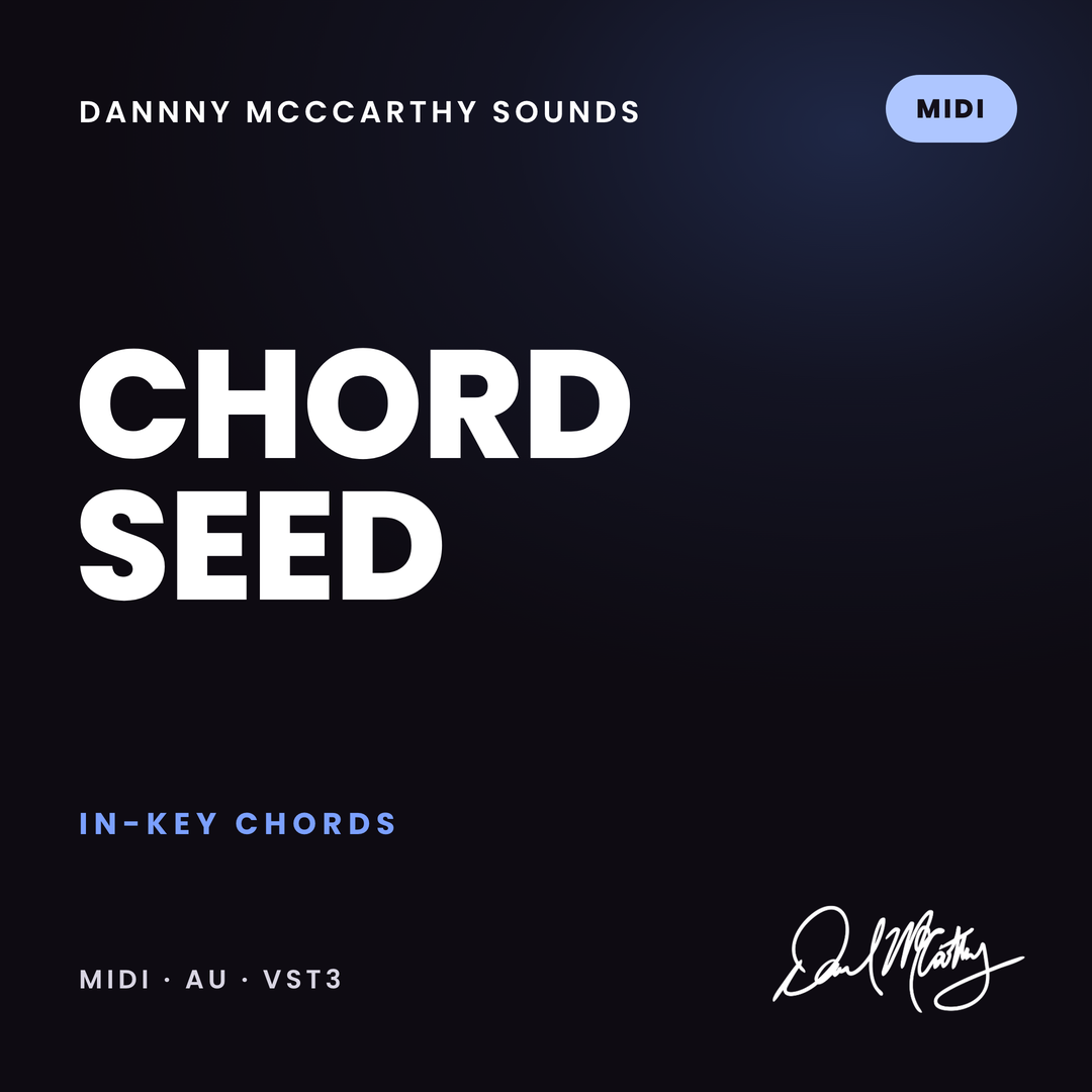 ChordSeed: Mac MIDI chord generator plugin cover