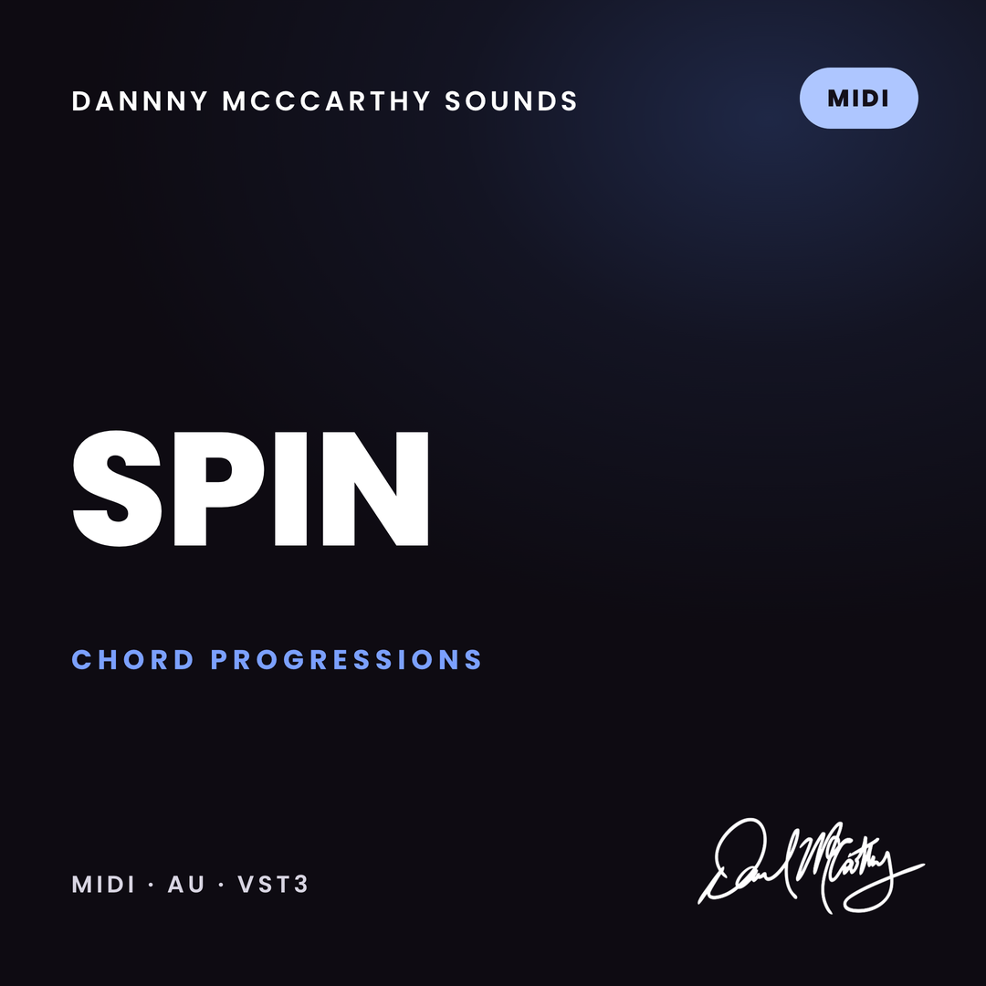 Spin: Mac MIDI chord-progression generator plugin cover