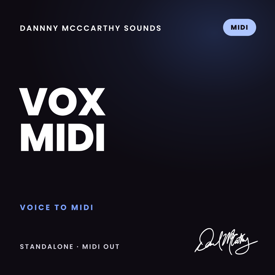 VoxMIDI: Mac voice-to-MIDI plugin cover